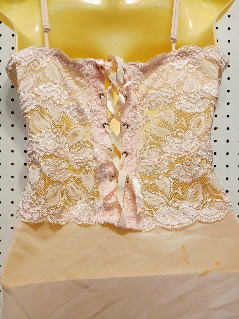 Source Unknown Pale Pink Lace Chemise Nightgown - Picture 7 of 10